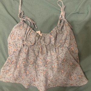 LA Hearts Floral Top
